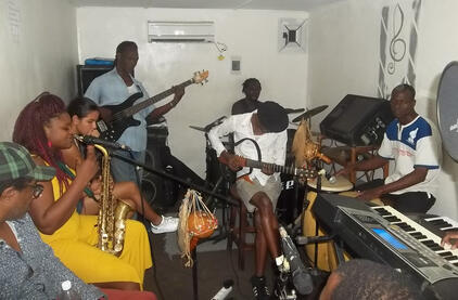 Zieti's rehearsal spot in Marcory